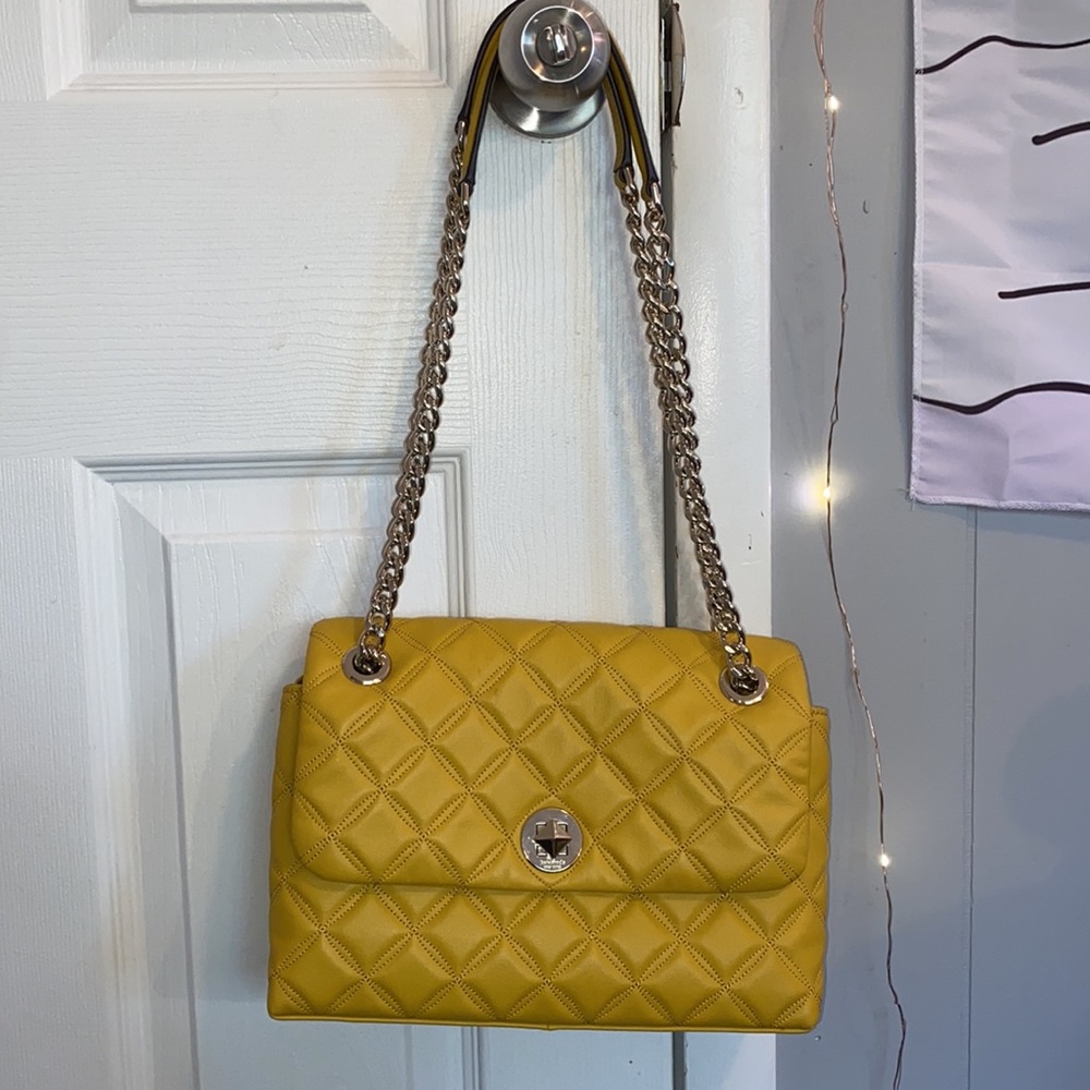 Kate Spade Mustard Yellow Purse Crossbody